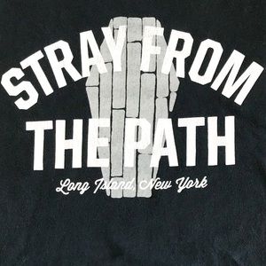 Stray From The Path Punk Rock Band T-Shirt sz L
